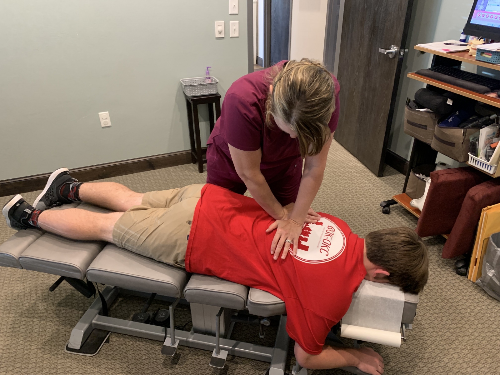 Adjustment by Dr. Harmony